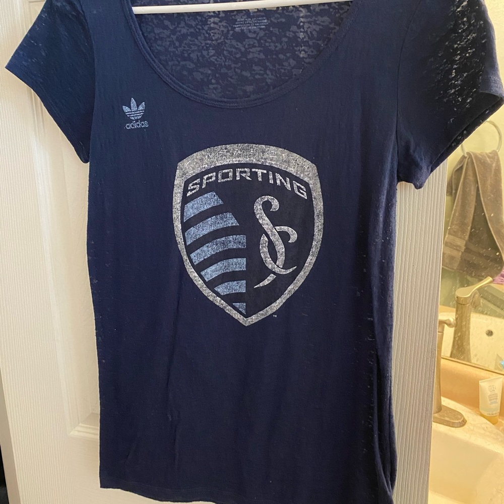 Adidas Sporting KC Burnout Top